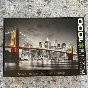 Eurographics 1000pc New York City Brooklyn Bridge Jigsaw Puzzle
